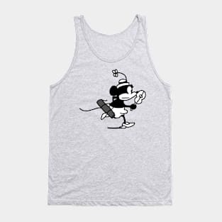 Female Cartoon Mouse in Steamboat Willie 1928 Tank Top